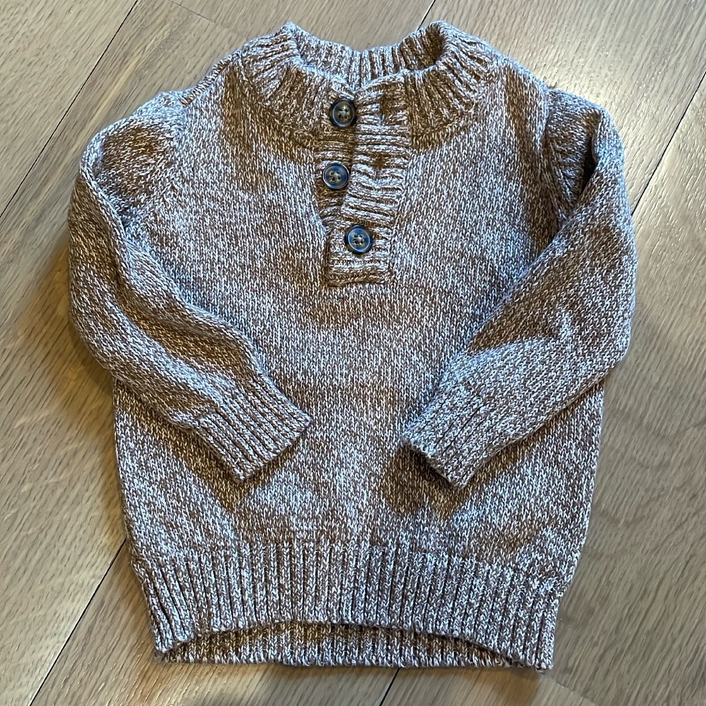 Carter’s 12 mo, quarter button sweater
